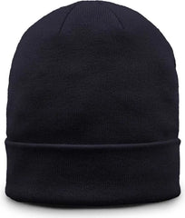 The Game GB521 Fine Guage Roll Up Cuffed Beanie - Purple - Purple / OSFM
