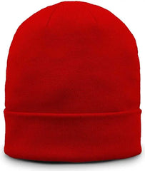 The Game GB521 Fine Guage Roll Up Cuffed Beanie - Red - Red / OSFM