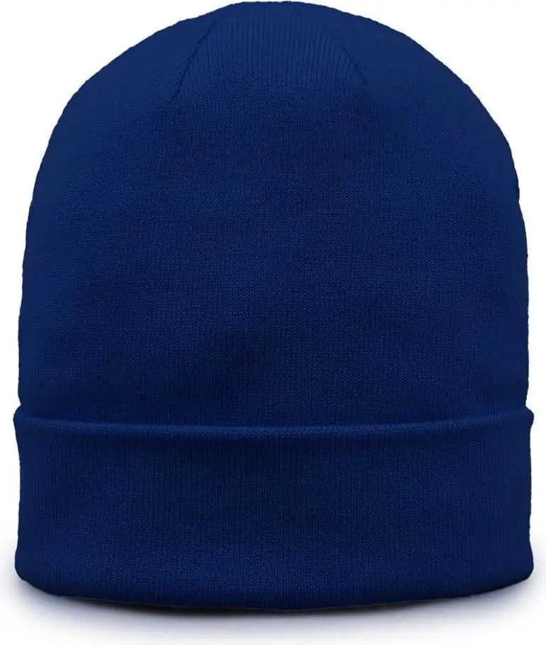 The Game GB521 Fine Guage Roll Up Cuffed Beanie - Royal - Royal / OSFM