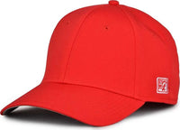 The Game GB903 Precurved Gamechanger Cap - Red - Red / 6 1/2’’ - 6 3/4’’