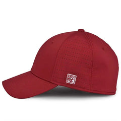 The Game GB904 Precurved Perforated Gamechanger Cap - Cardinal