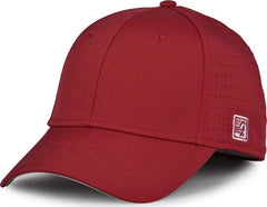 The Game GB904 Precurved Perforated Gamechanger Cap - Cardinal - Cardinal / 6 1/2’’ - 6 3/4’’