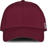 The Game GB904 Precurved Perforated Gamechanger Cap - Dark Maroon - Maroon / 6 1/2’’ - 6 3/4’’