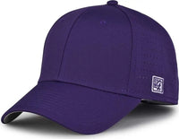 The Game GB904 Precurved Perforated Gamechanger Cap - Purple - Purple / 6 1/2’’ - 6 3/4’’