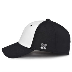 The Game GB904 Precurved Perforated Gamechanger Cap - White Black