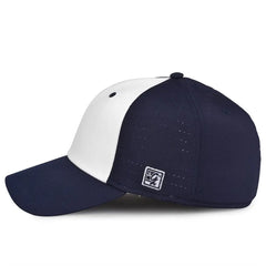 The Game GB904 Precurved Perforated Gamechanger Cap - White Navy