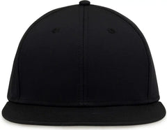 The Game GB906 Perforated GameChanger Snapback Cap - Black - Black / One Size Fits Most