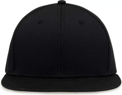 The Game GB906 Perforated GameChanger Snapback Cap - Black - Black / One Size Fits Most