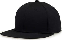 The Game GB906 Perforated GameChanger Snapback Cap - Black - Black / One Size Fits Most