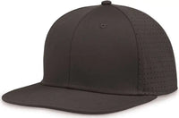 The Game GB906 Perforated GameChanger Snapback Cap - Graphite - Dark Gray / One Size Fits Most