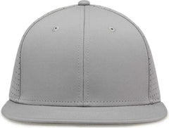 The Game GB906 Perforated GameChanger Snapback Cap - Grey - Gray / One Size Fits Most
