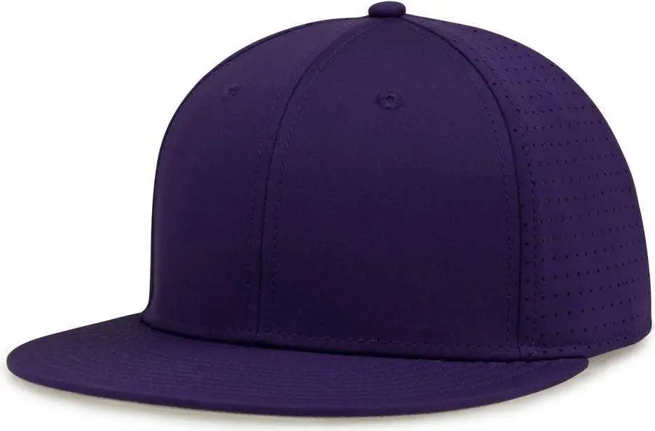 The Game GB906 Perforated GameChanger Snapback Cap - Purple - Purple / One Size Fits Most
