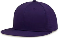 The Game GB906 Perforated GameChanger Snapback Cap - Purple - Purple / One Size Fits Most