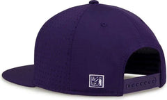 The Game GB906 Perforated GameChanger Snapback Cap - Purple - Purple / One Size Fits Most