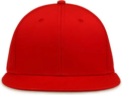 The Game GB906 Perforated GameChanger Snapback Cap - Red - Red / One Size Fits Most