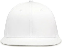 The Game GB906 Perforated GameChanger Snapback Cap - White - White / One Size Fits Most