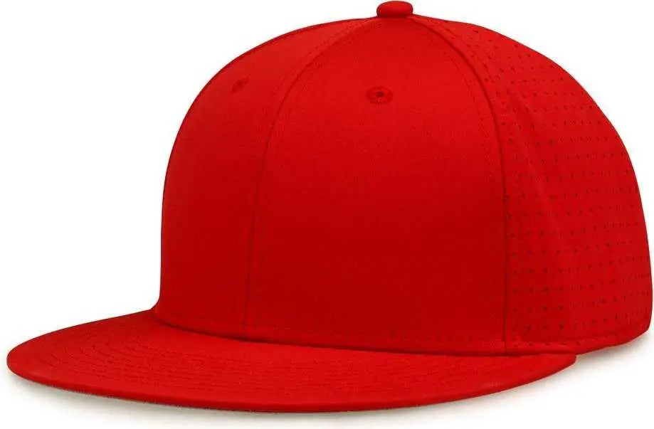 The Game GB906Y Youth Perforated GameChanger Snapback Cap - Red - Red / Youth One Size Fits Most