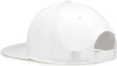 The Game GB906Y Youth Perforated GameChanger Snapback Cap - White - White / Youth One Size Fits Most