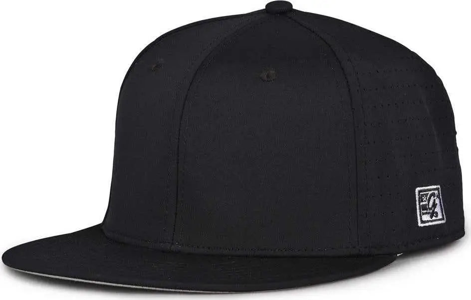 The Game GB997 Pro Shape GameChanger Cap - Black - Black / 6 1/2’’ - 6 3/4’’