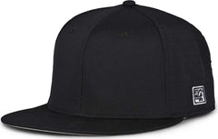 The Game GB997 Pro Shape GameChanger Cap - Black - Black / 6 1/2’’ - 6 3/4’’