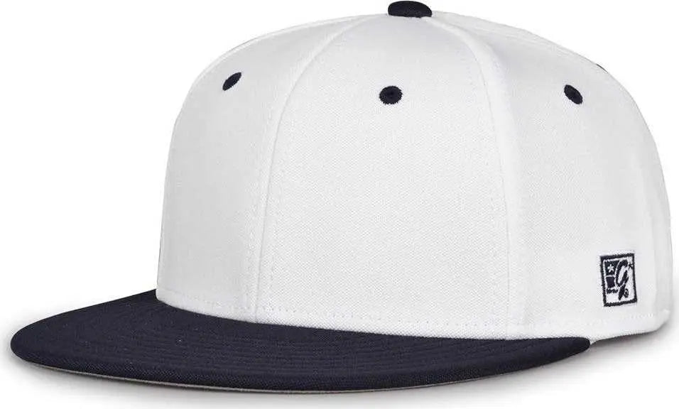 The Game GB997 Pro Shape GameChanger Cap - White Navy - White Navy / 6 1/2’’ - 6 3/4’’