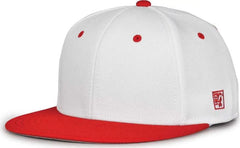 The Game GB997 Pro Shape GameChanger Cap - White Red - White Red / 6 1/2’’ - 6 3/4’’