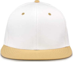 The Game GB997 Pro Shape GameChanger Cap - White Vegas Gold