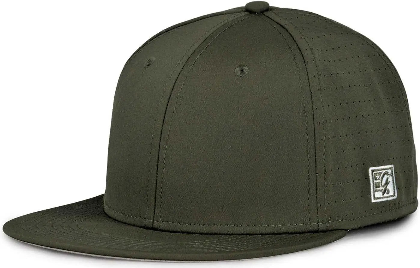 The Game GB998 Perforated GameChanger Cap - Army Green - Olive / XS