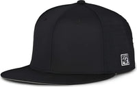 The Game GB998 Perforated GameChanger Cap - Black - Black / 6 1/2’’ - 6 3/4’’