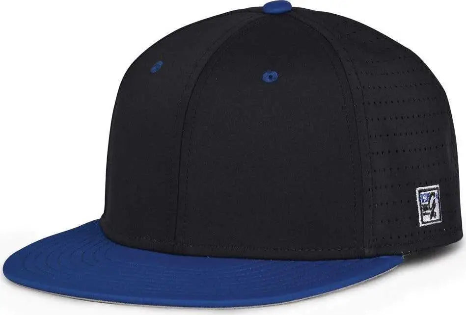 The Game GB998 Perforated GameChanger Cap - Black Royal - Black Royal / 6 1/2’’ - 6 3/4’’