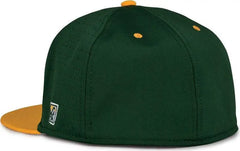 The Game GB998 Perforated GameChanger Cap - Dark Green Athletic Gold