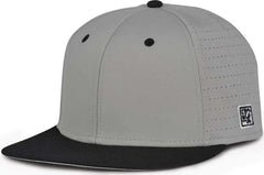 The Game GB998 Perforated GameChanger Cap - Gray Black - Gray Black / 6 1/2’’ - 6 3/4’’