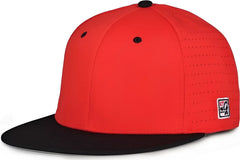 The Game GB998 Perforated GameChanger Cap - Red Black - Red Black / 6 1/2’’ - 6 3/4’’