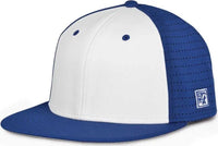 The Game GB998 Perforated GameChanger Cap - Royal White - Royal White / 6 1/2’’ - 6 3/4’’