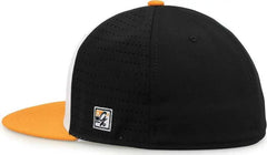 The Game GB998 Perforated GameChanger Cap - White Black Athletic Gold