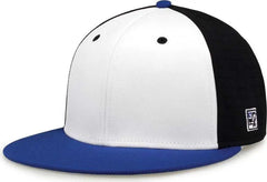 The Game GB998 Perforated GameChanger Cap - White Black Royal - White Royal / 6 1/2’’ - 6 3/4’’