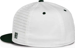 The Game GB998 Perforated GameChanger Cap - White Dark Green