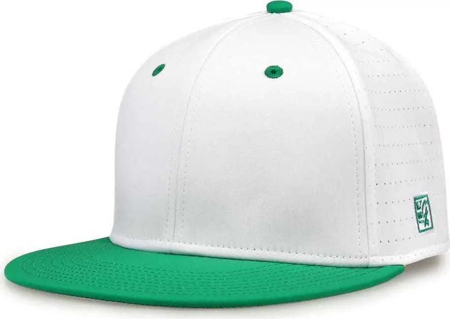 The Game GB998 Perforated GameChanger Cap - White Kelly Green - White Kelly / 6 1/2’’ - 6 3/4’’