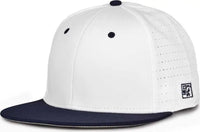 The Game GB998 Perforated GameChanger Cap - White Navy - White Navy / 6 1/2’’ - 6 3/4’’