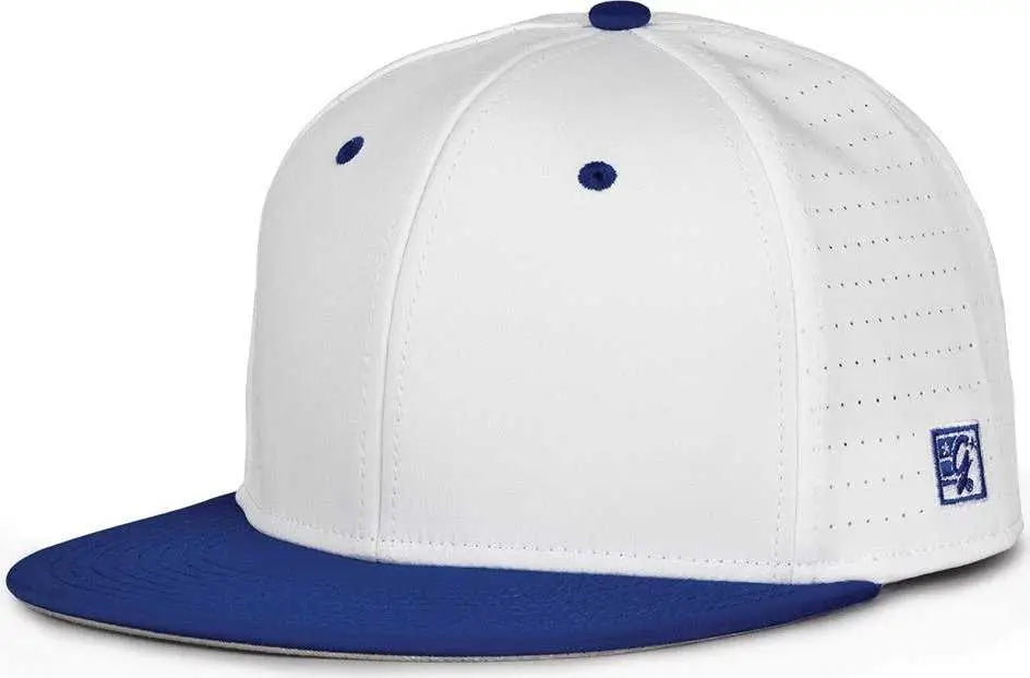 The Game GB998 Perforated GameChanger Cap - White Royal - White Royal / 6 1/2’’ - 6 3/4’’
