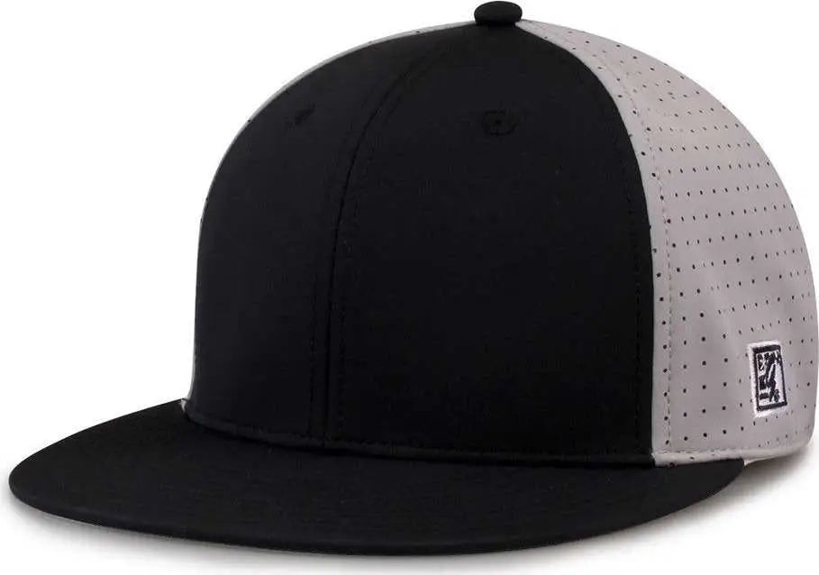 The Game GB999 Low Pro Perforated GameChanger Cap - Black Gray - Black Gray / 6 1/2’’ - 6 3/4’’