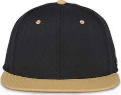 The Game GB999 Low Pro Perforated GameChanger Cap - Black Vegas Gold