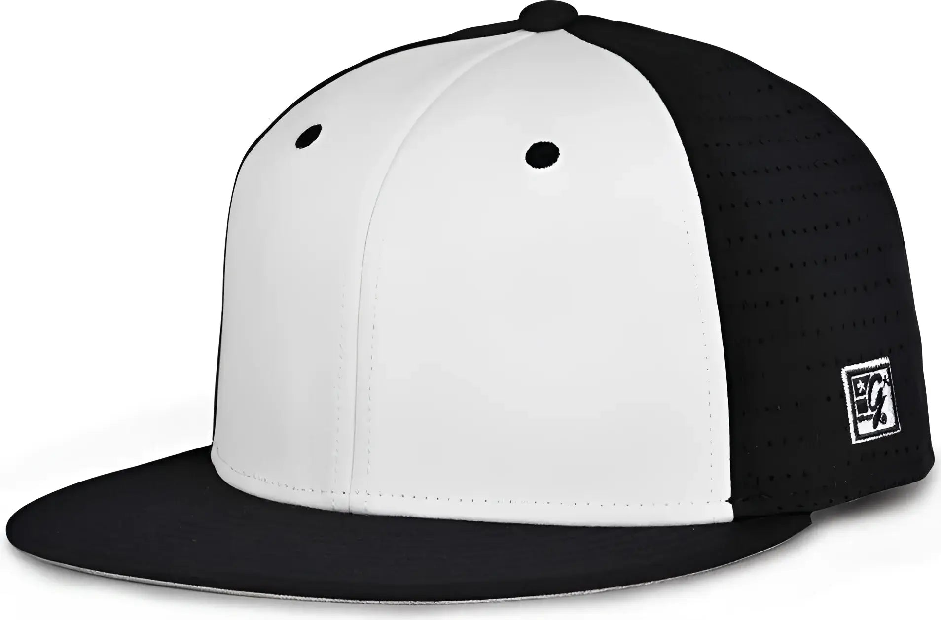 The Game GB999 Low Pro Perforated GameChanger Cap - Black White - Black White / 6 1/2’’ - 6 3/4’’