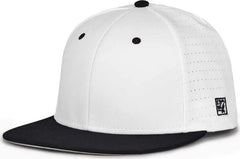 The Game GB999 Low Pro Perforated GameChanger Cap - White Black - White Black / 6 1/2’’ - 6 3/4’’