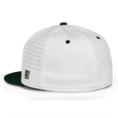 The Game GB999 Low Pro Perforated GameChanger Cap - White Dark Green