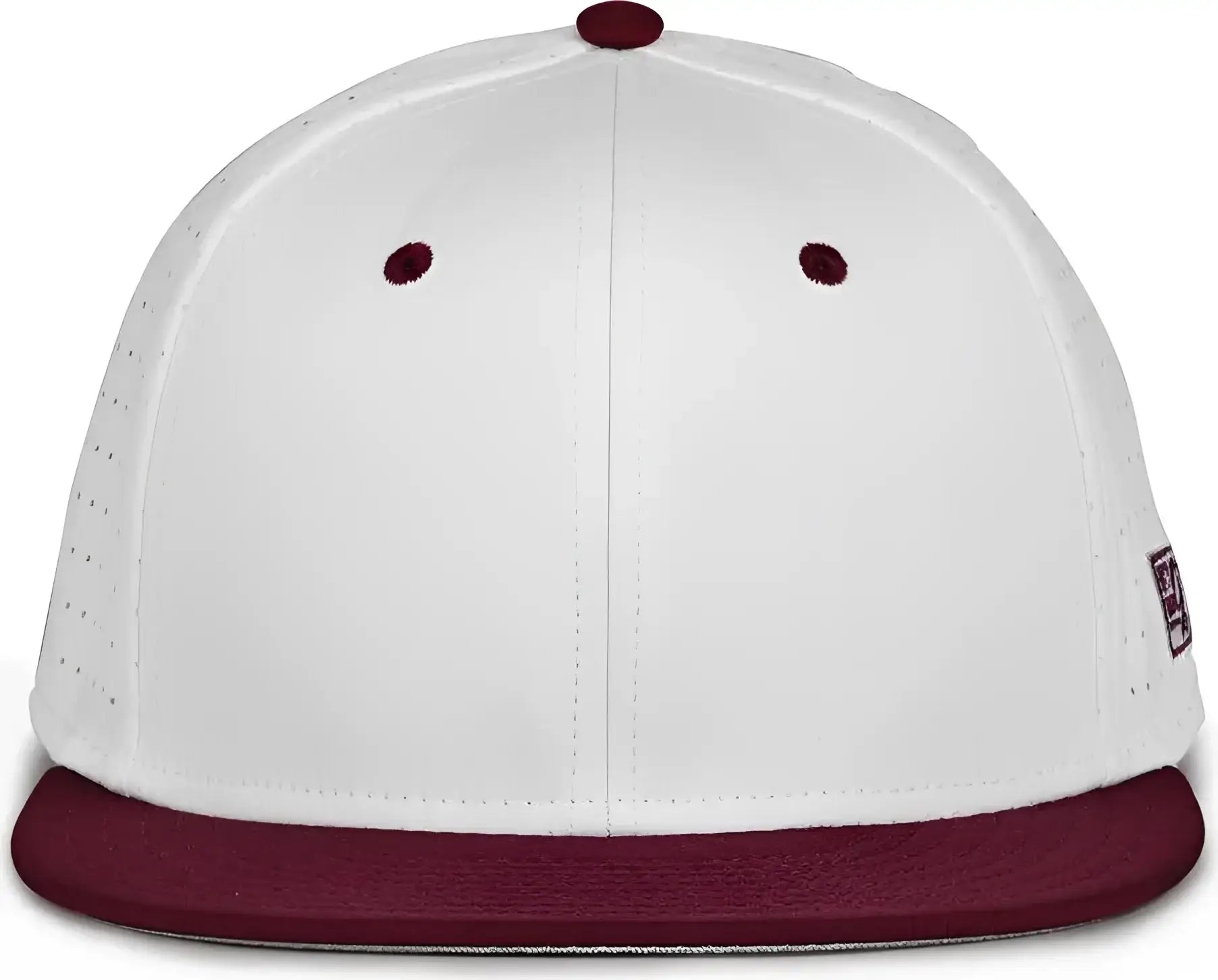 The Game GB999 Low Pro Perforated GameChanger Cap - White Dark Maroon - White Maroon / 6 1/2’’ - 6 3/4’’