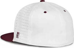 The Game GB999 Low Pro Perforated GameChanger Cap - White Dark Maroon