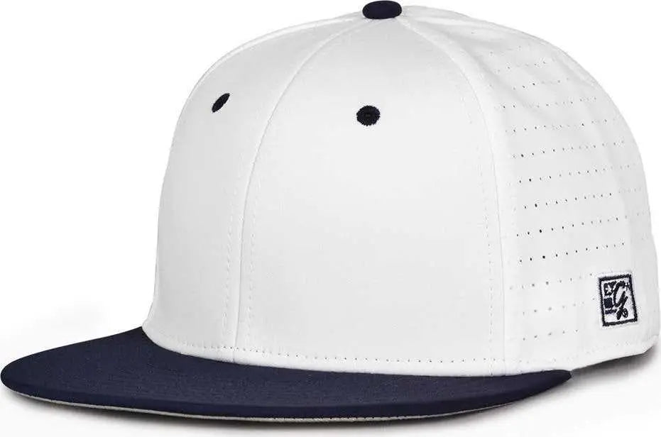 The Game GB999 Low Pro Perforated GameChanger Cap - White Navy - White Navy / 6 1/2’’ - 6 3/4’’