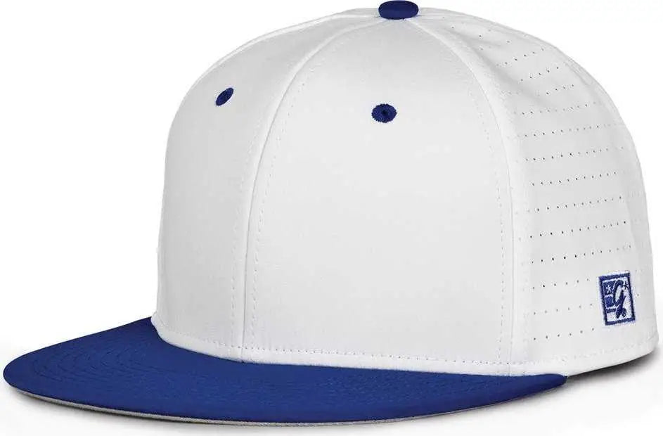 The Game GB999 Low Pro Perforated GameChanger Cap - White Royal - White Royal / 6 1/2’’ - 6 3/4’’