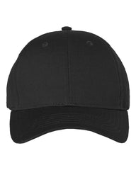 Valucap 2260 Cotton Twill Cap - Black - Black / One Size Fits Most
